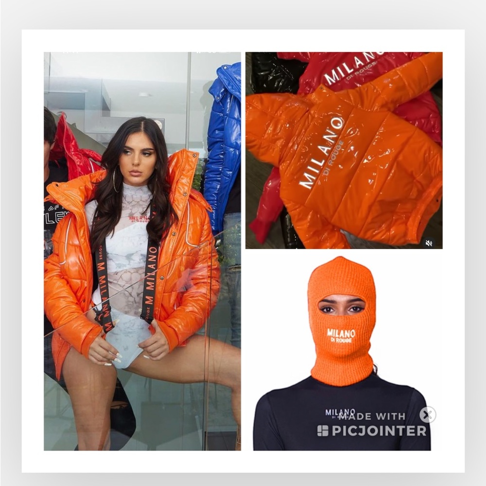 Orange Men’s Jacket unisex Medium